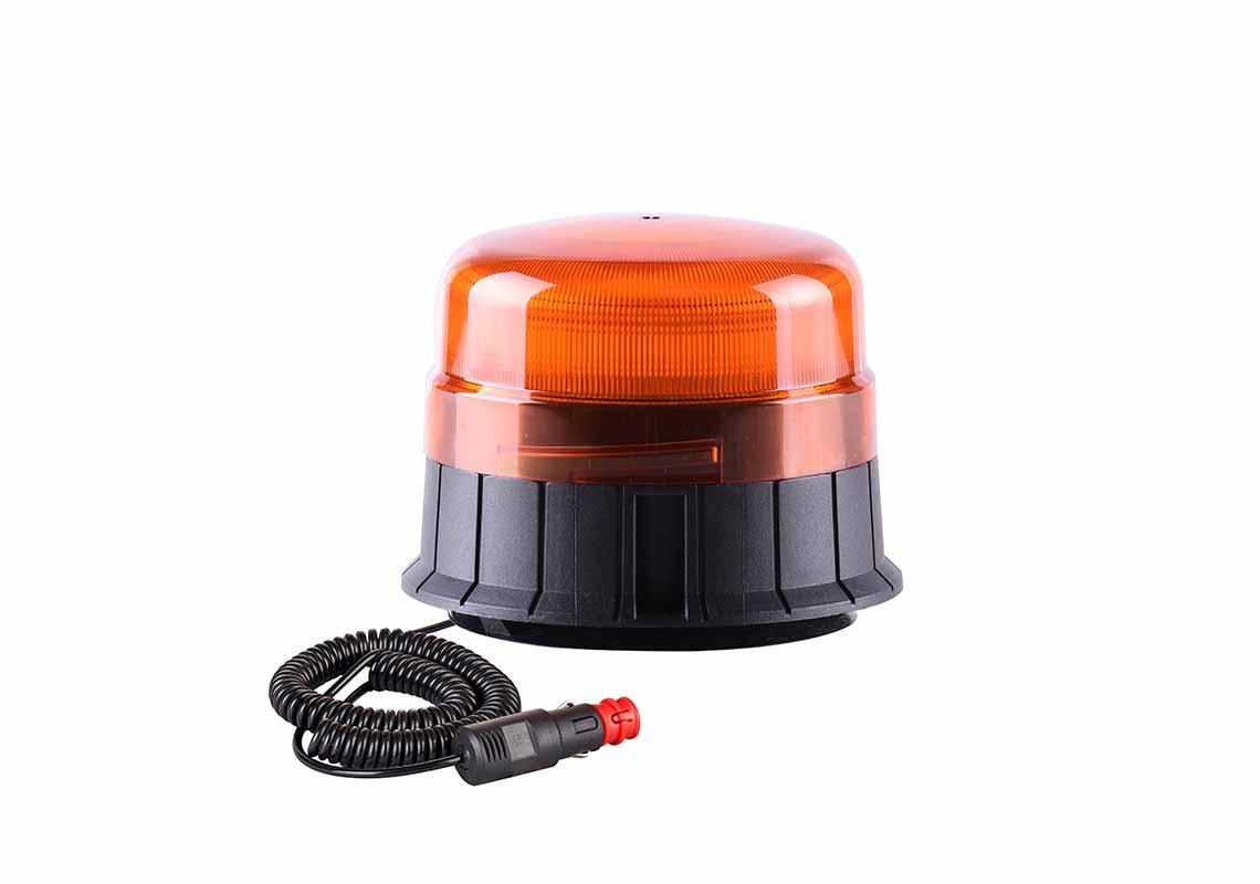 Gyrophares Oranges LED flashant - fixation magnétique